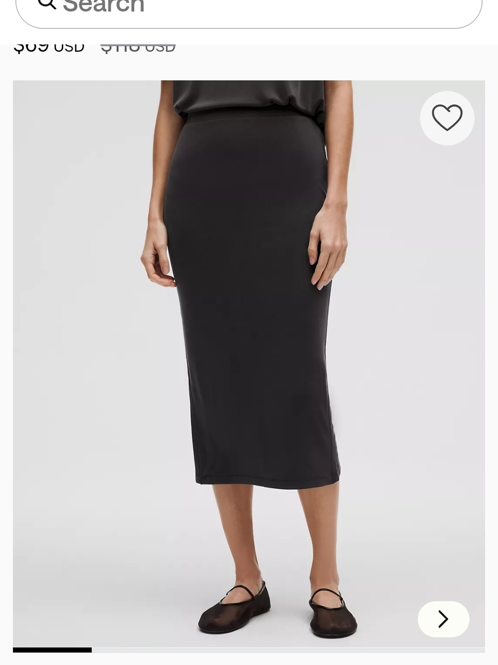 NWT Daydrift HR Maxi Skirt. Sz S  Black